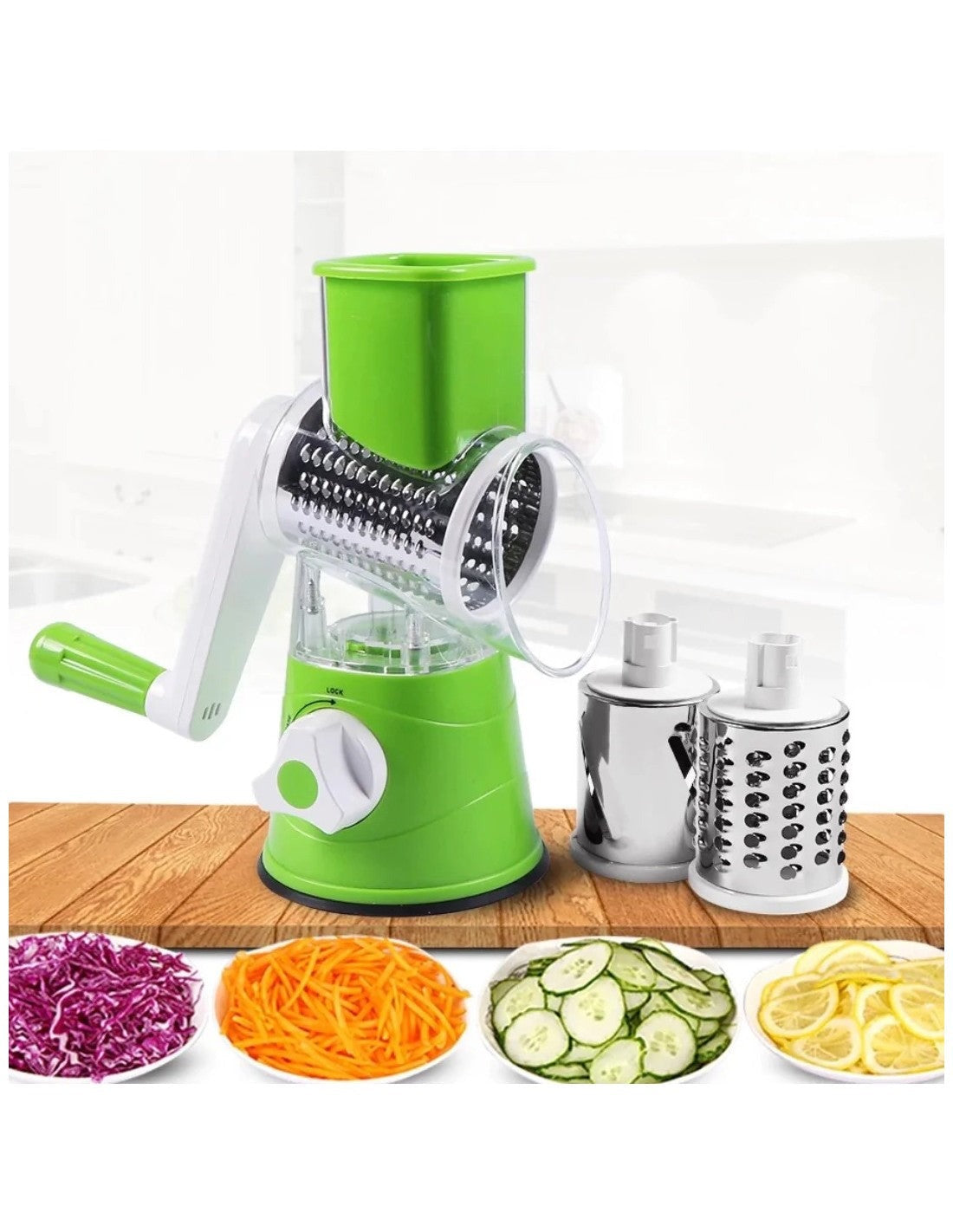 Manual 3‑in‑1 Vegetable Cutter